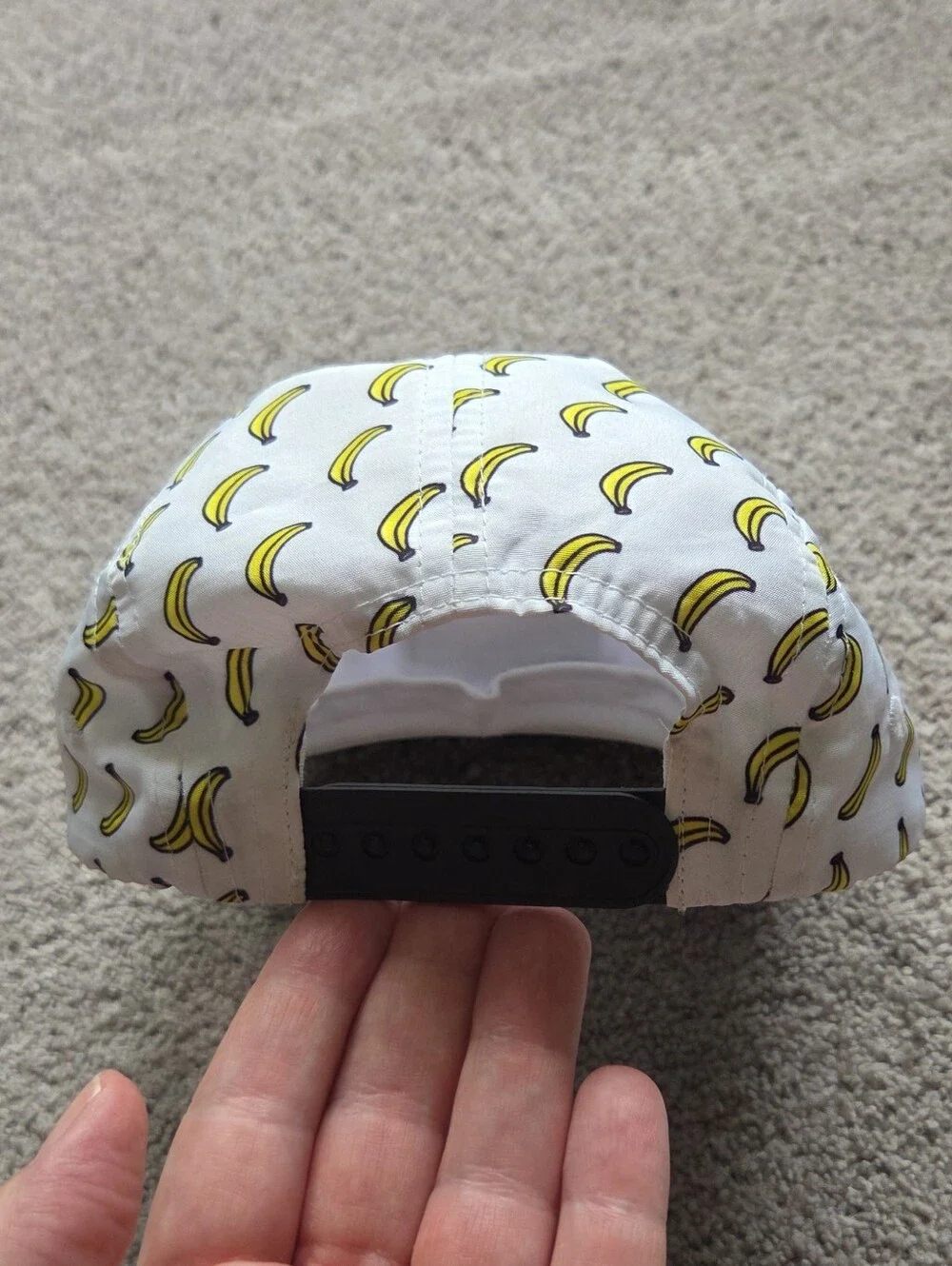 Cash & Co Banana Print 5-Panel Snapback Hat, Toddler S/M (6M-2Y) Pop Art Fun